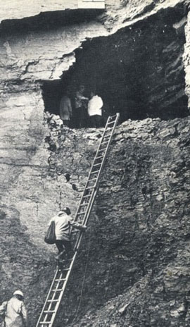 Entdeckung der Höhle 1971